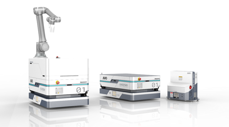 南宫數位開發的自主式移動機器人（AMR250M），搭配全向輪並結合AI演算法、2D LiDAR、3D攝影機等技術，協助客戶實現產線全自動化